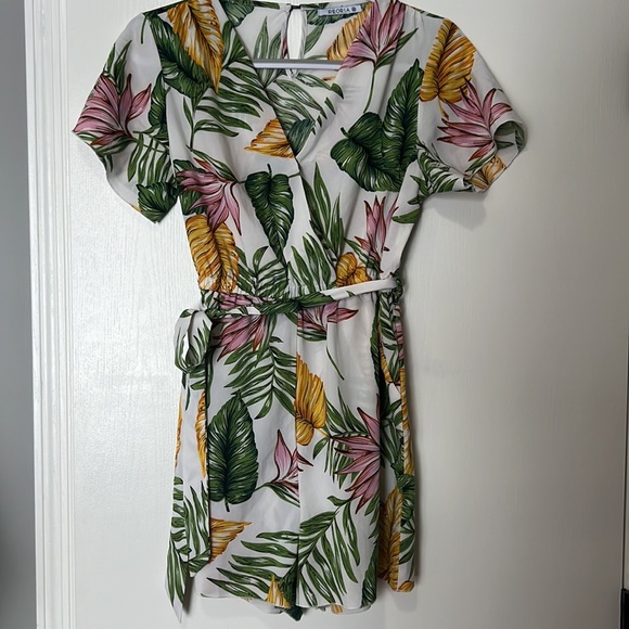 Reoria Tropical Print romper - Picture 5 of 8